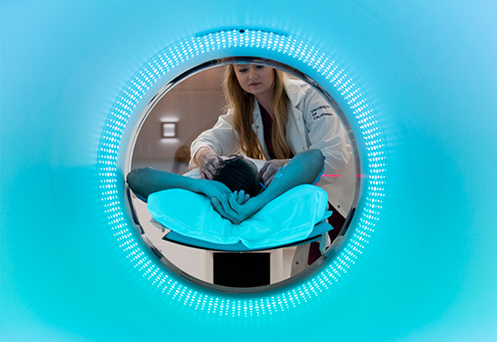 Explorer scanner on a blue background