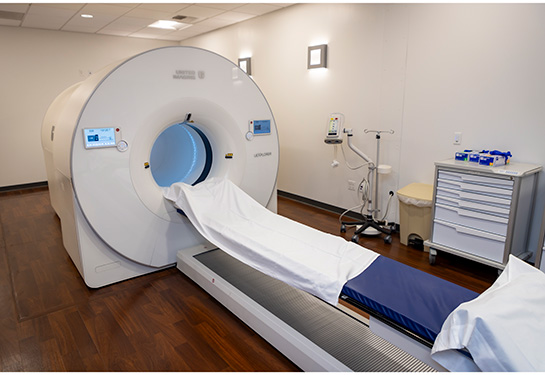 Large full body PET scanner.