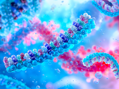 Illustration of microRNA